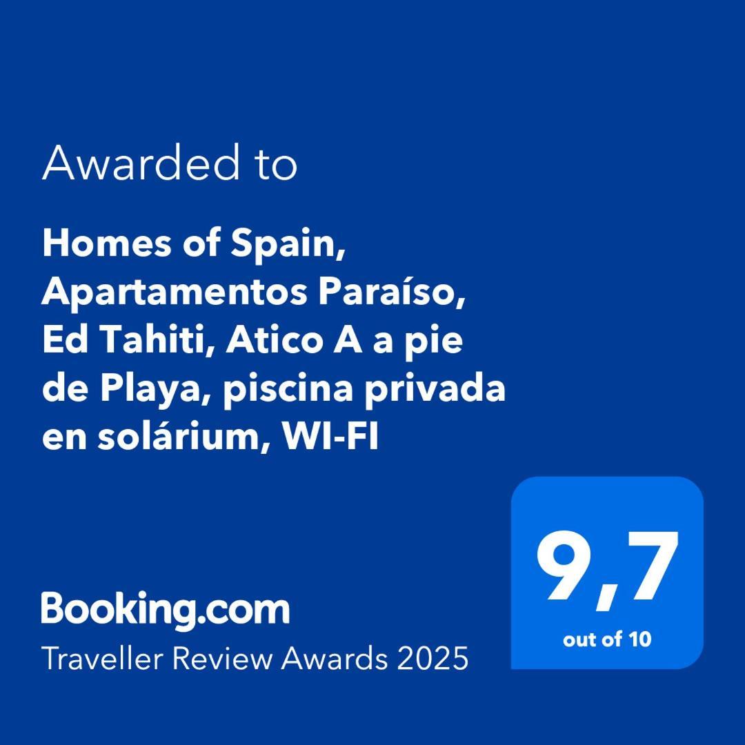 Homes Of Spain, Apartamentos Paraiso, Ed Tahiti, Atico A A Pie De Playa, Piscina Privada En Solarium, Wi-Fi Вера Экстерьер фото